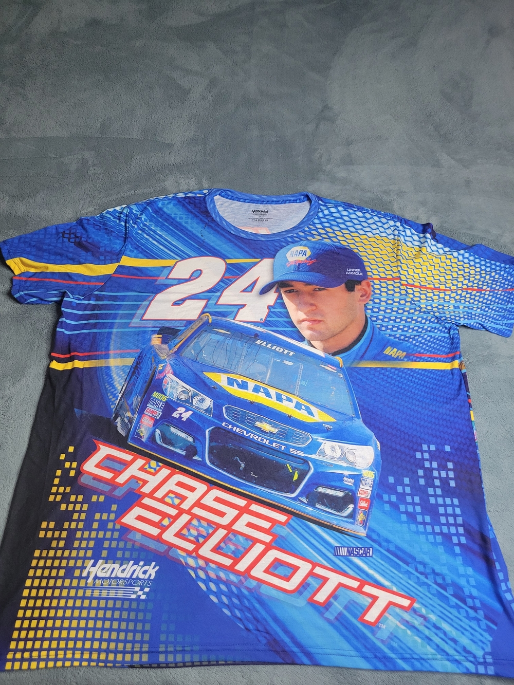 Chase Elliott Rookie Year 2016-17 Blue Graphic NASCAR Tee - Hendrich Motorsports